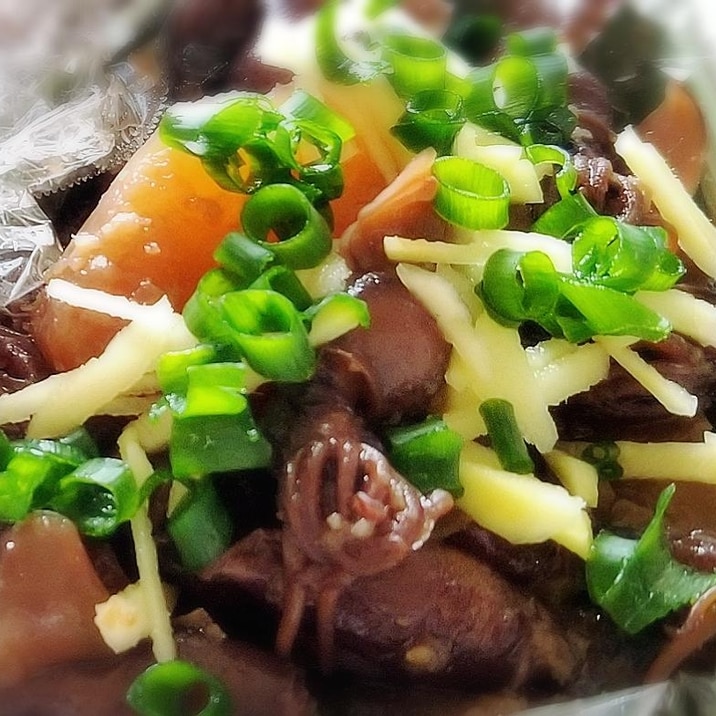 生姜たっぷり! ホタルイカと大根の甘辛煮☆